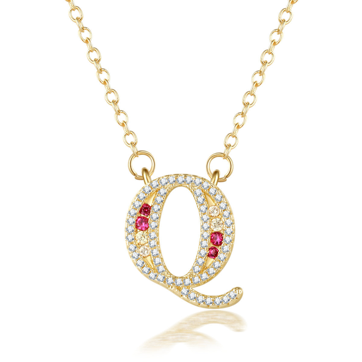 26 letters pendant necklace - FASHIONKULTUR