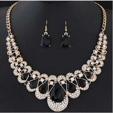 Necklace necklace earring set - FASHIONKULTUR