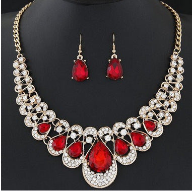 Necklace necklace earring set - FASHIONKULTUR