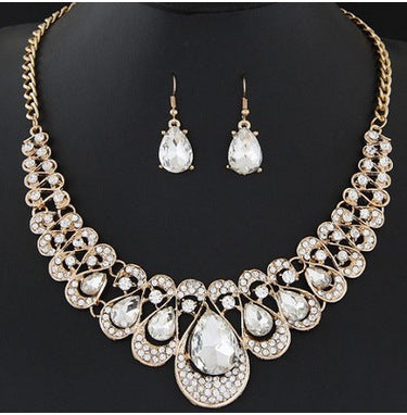 Necklace necklace earring set - FASHIONKULTUR