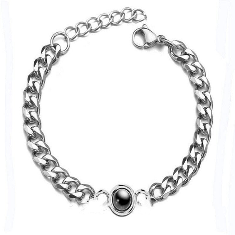 Original Design New Men Circle M Bracelet Personalized - FASHIONKULTUR