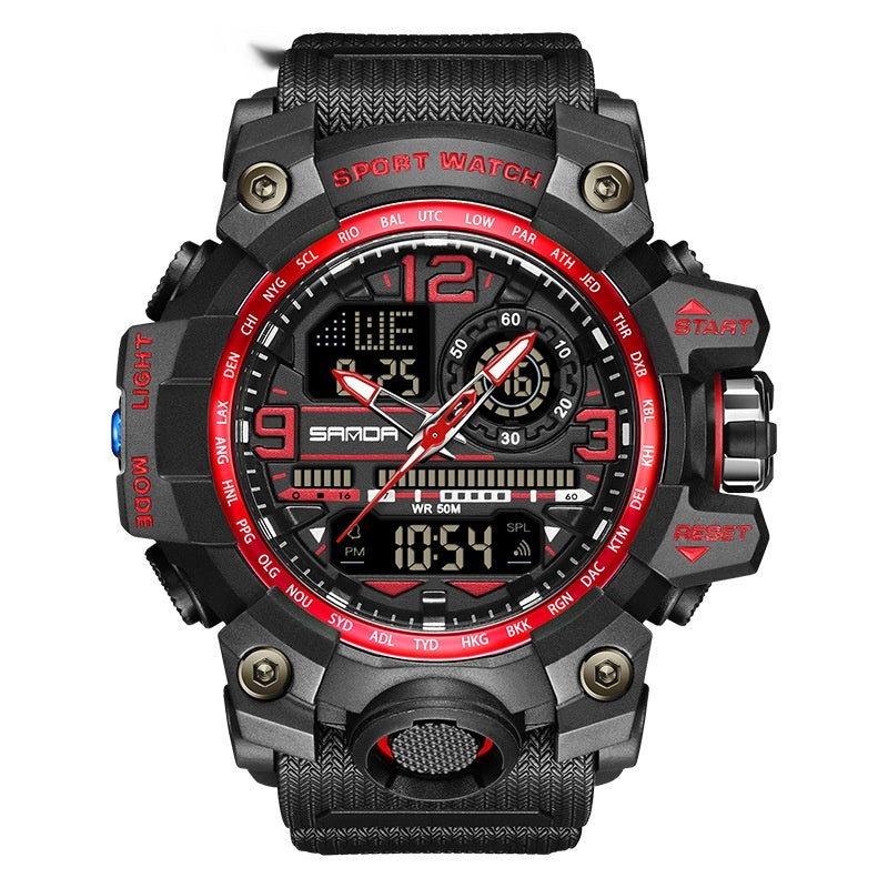 Electronic Youth Student Fashion Trend Cool Men's Watch - FASHIONKULTUR