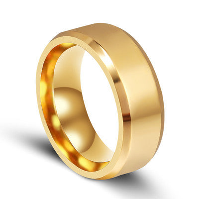 8mm titanium ring - FASHIONKULTUR