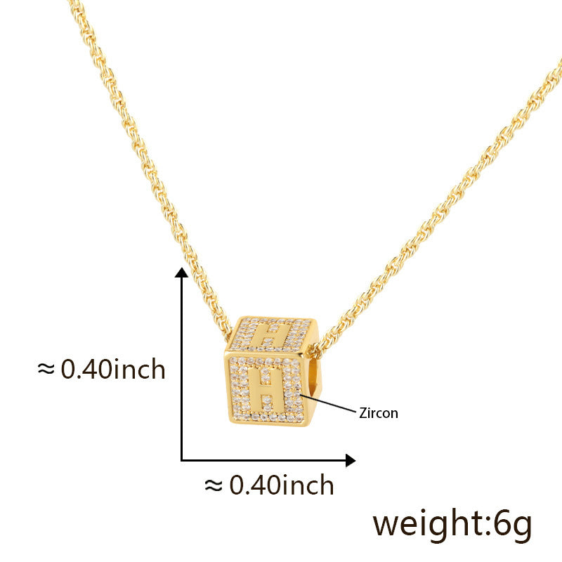 Fashion 26 English Letter Necklace Pendant - FASHIONKULTUR
