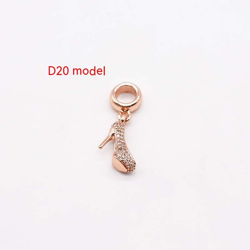Copper Plating 14K Gold Large Hole Spacer Bead Can String Leather Rope Bracelet Pendant - FASHIONKULTUR