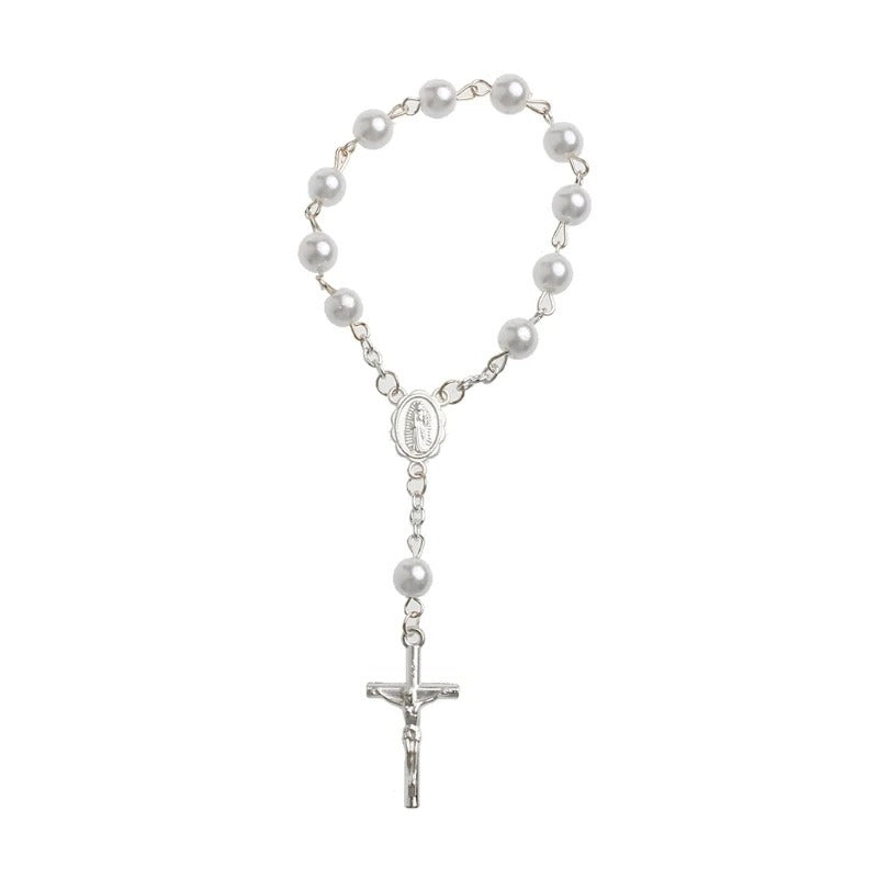 Beads Angel Bracelet Cross Pearl Bracelet - FASHIONKULTUR