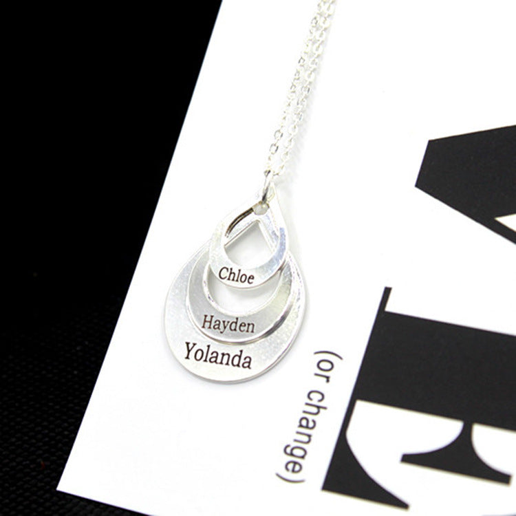 Cross Border Water Drop Combination Personalized Pendant - FASHIONKULTUR