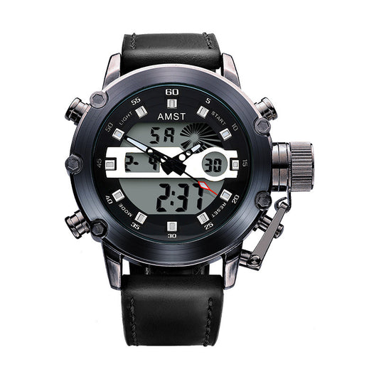 Men's Multi-functional Casual Sports Waterproof Electronic Watch - FASHIONKULTUR