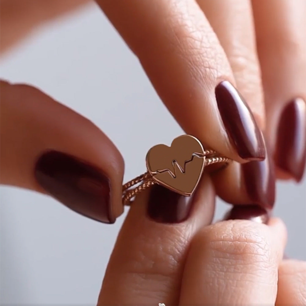 Versatile Fashion Ring Love Couples Splicing - FASHIONKULTUR