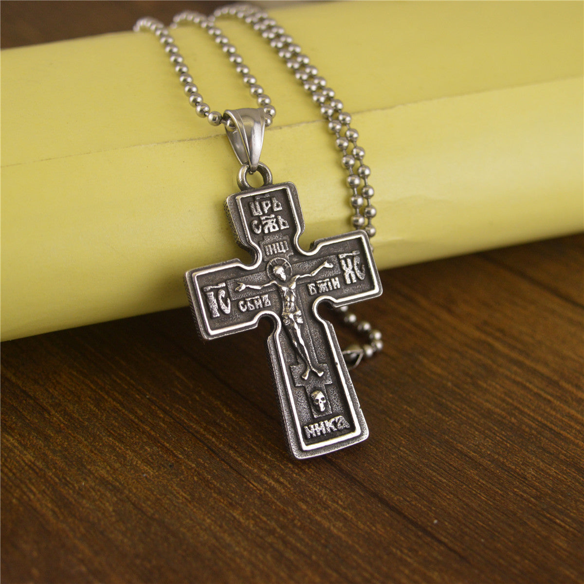 New Vintage Cross Stainless Steel Pendant - FASHIONKULTUR