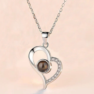 Hot Valentine's Day Gifts Metal Rose Jewelry Gift Box Necklace For Wedding Girlfriend Necklace Gifts - FASHIONKULTUR