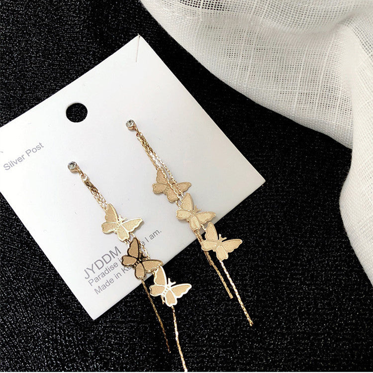 Exaggerated earrings web celebrity stud - FASHIONKULTUR