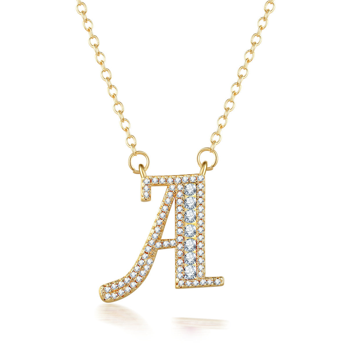 26 letters pendant necklace - FASHIONKULTUR