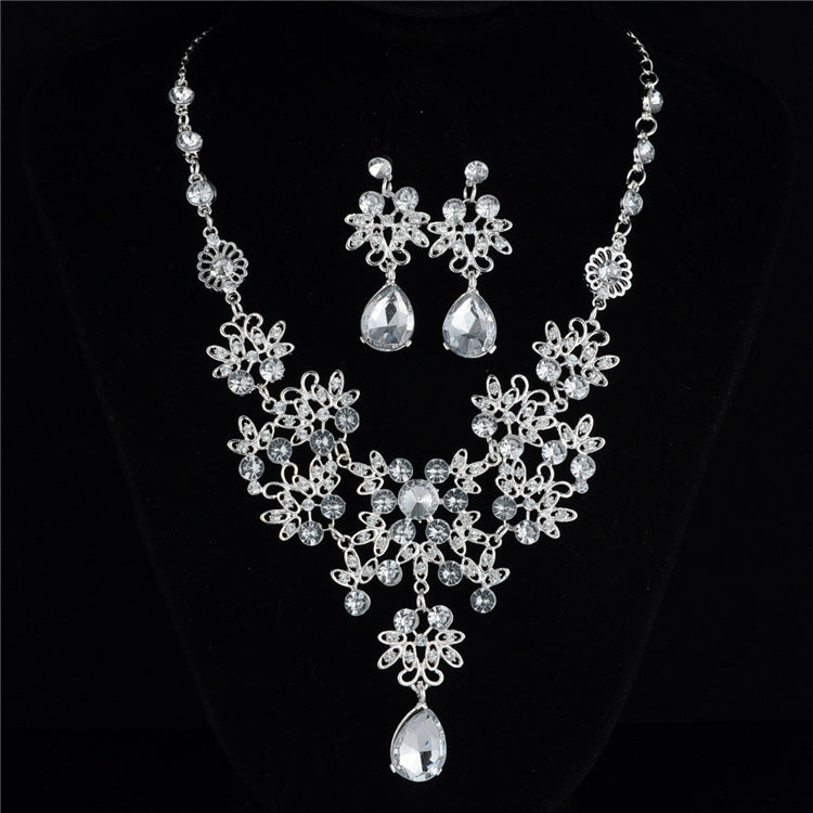 Necklace Earrings Temperament Wedding Accessories Women - FASHIONKULTUR