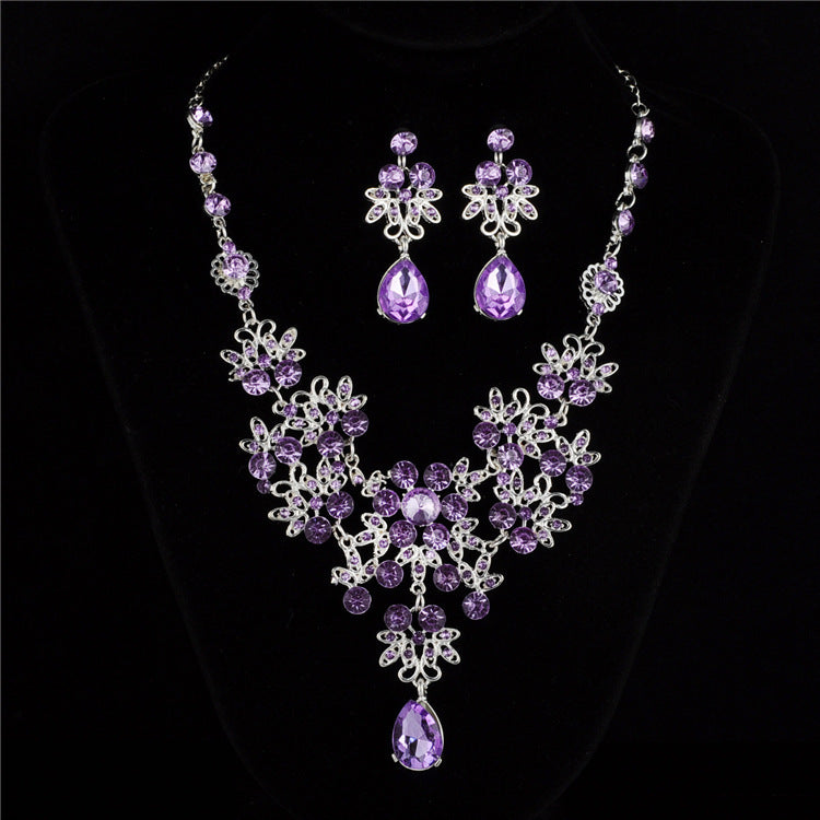 Necklace Earrings Temperament Wedding Accessories Women - FASHIONKULTUR