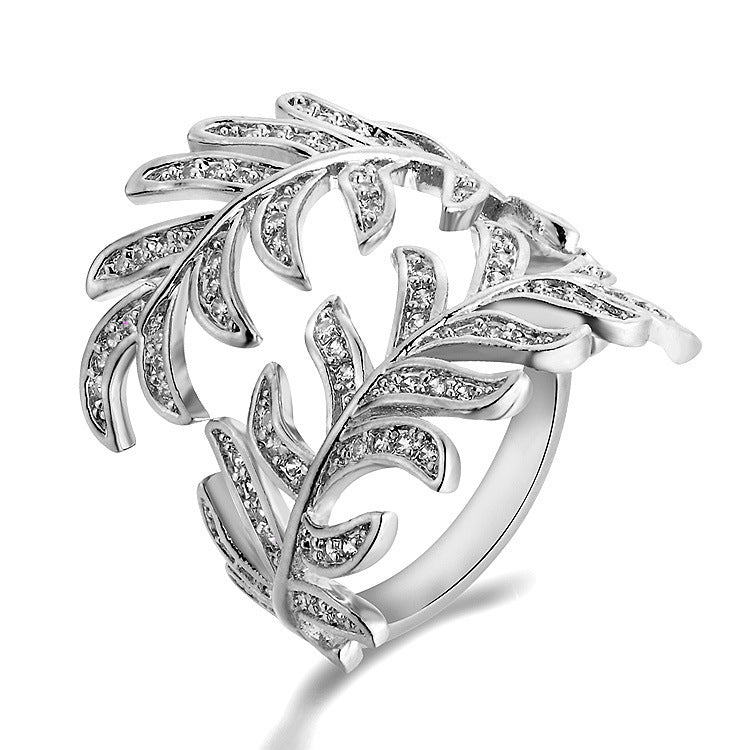 Mimosa leaves rings - FASHIONKULTUR