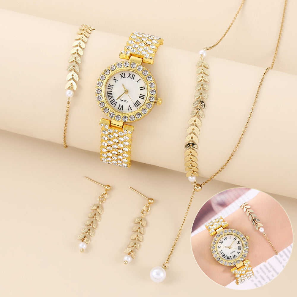 Diamond Women Watches Luxury Fashion Rhinestone Quartz Bracelet Wrist Watch For Women - FASHIONKULTUR