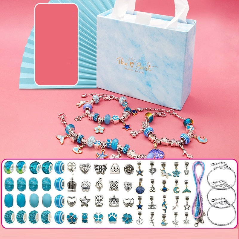 Children's Diy Handmade Beaded Bracelet Creative Jewelry Set Gift Box - FASHIONKULTUR