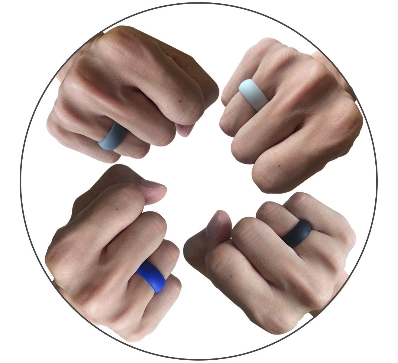 Men's electronic cigarette silicone ring - FASHIONKULTUR