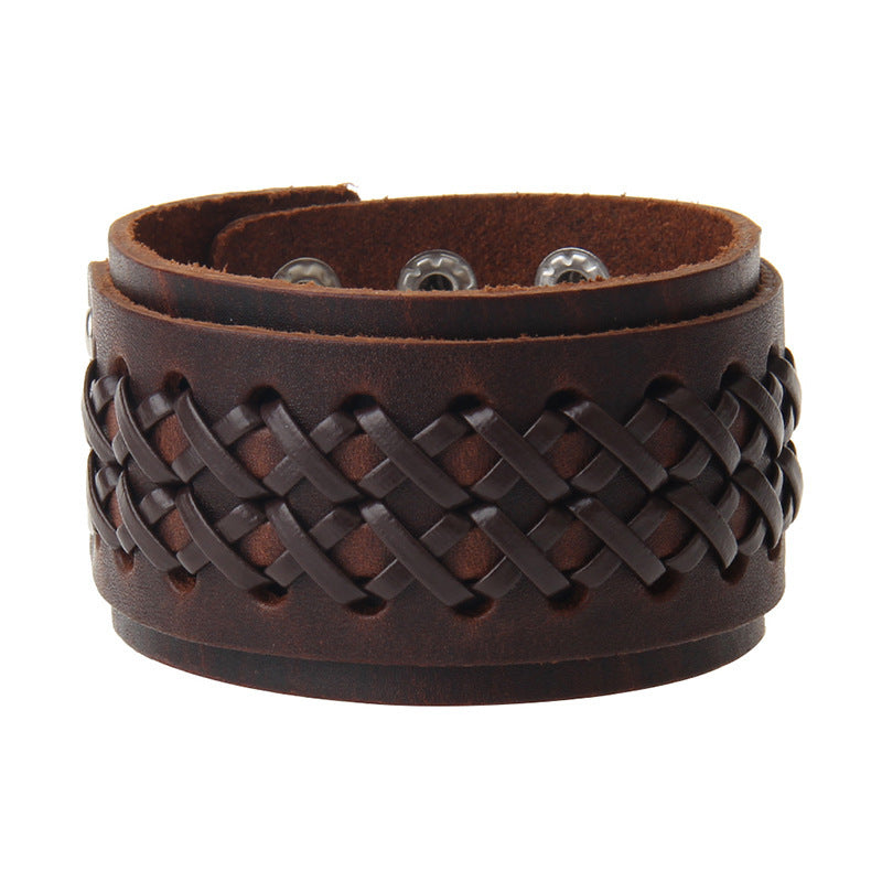 Multi-layer vintage cowhide rope - FASHIONKULTUR