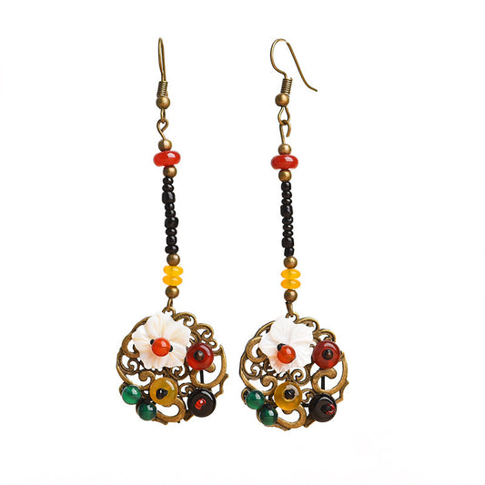 Retro Earrings literary Earrings - FASHIONKULTUR