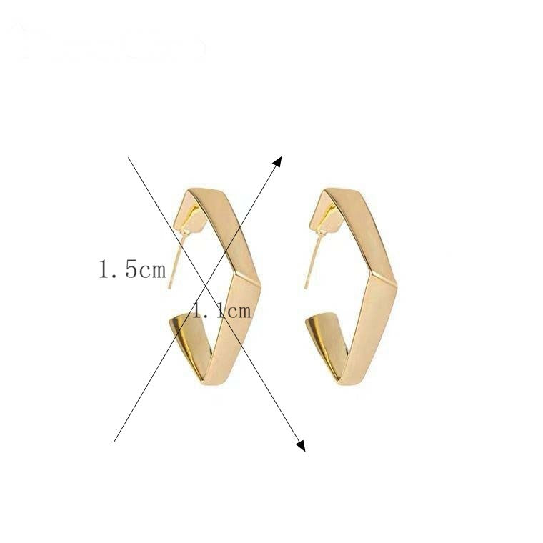 European And American Style Geometric Earrings - FASHIONKULTUR