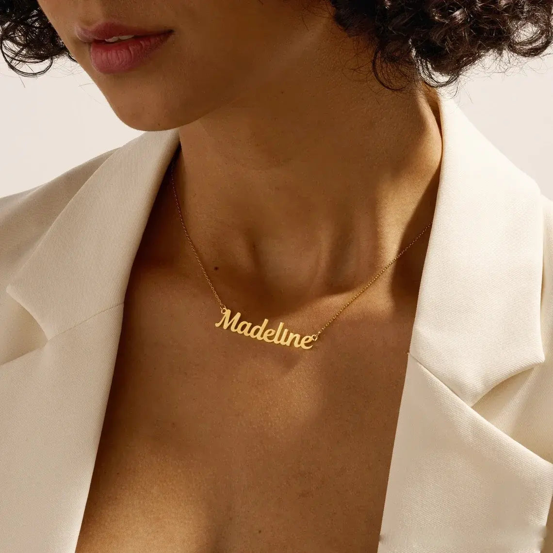 Personalized Cursive Letter Pendant - FASHIONKULTUR