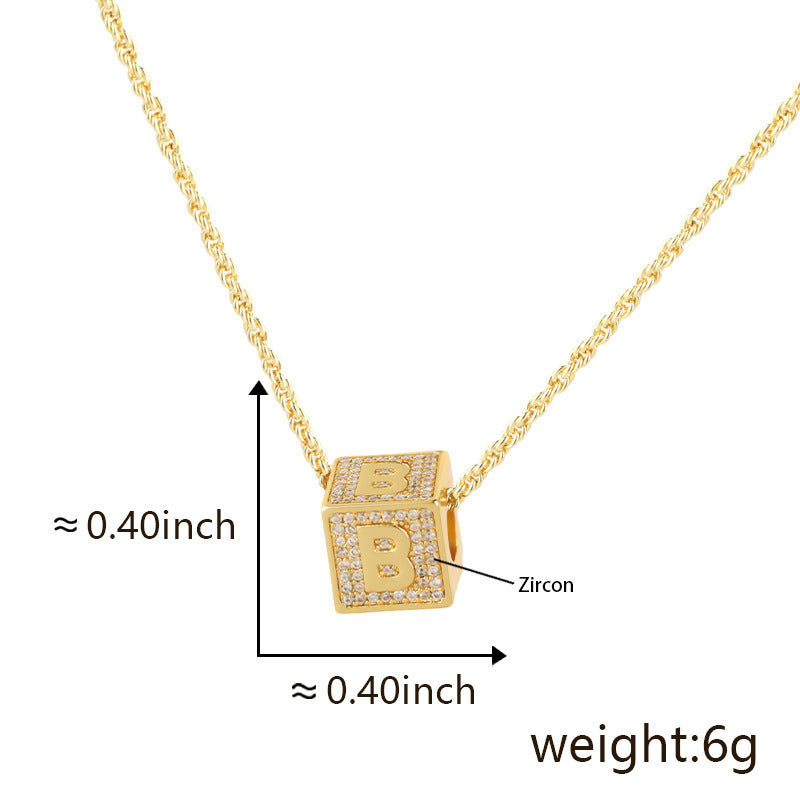 Fashion 26 English Letter Necklace Pendant - FASHIONKULTUR