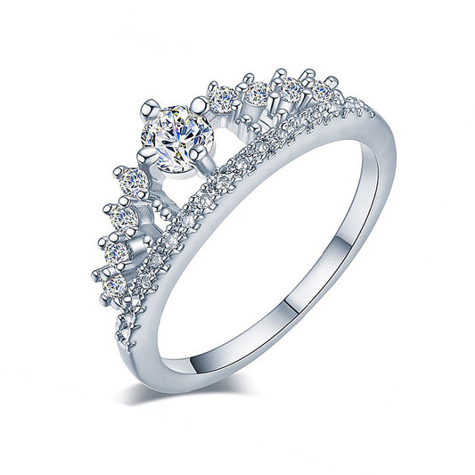 Micro-set crown ring - FASHIONKULTUR