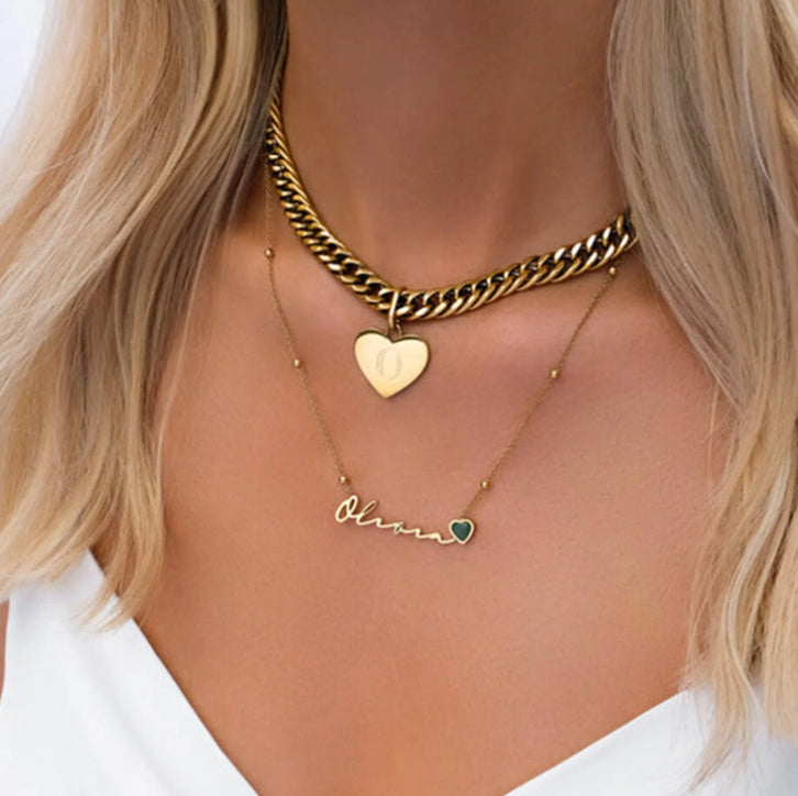 Personalized Stainless Steel Necklace For Women - FASHIONKULTUR