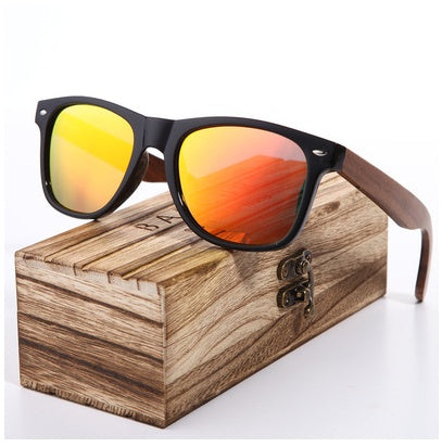 Wooden sunglasses polarized sunglasses men's glasses - FASHIONKULTUR