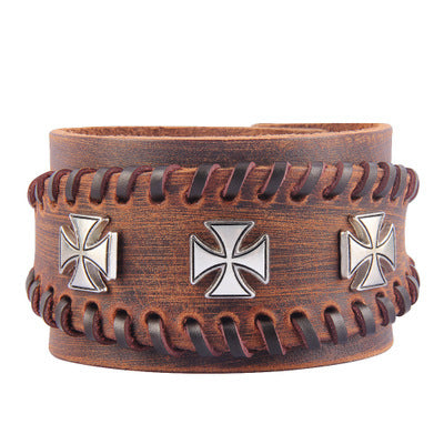 Multi-layer vintage cowhide rope - FASHIONKULTUR