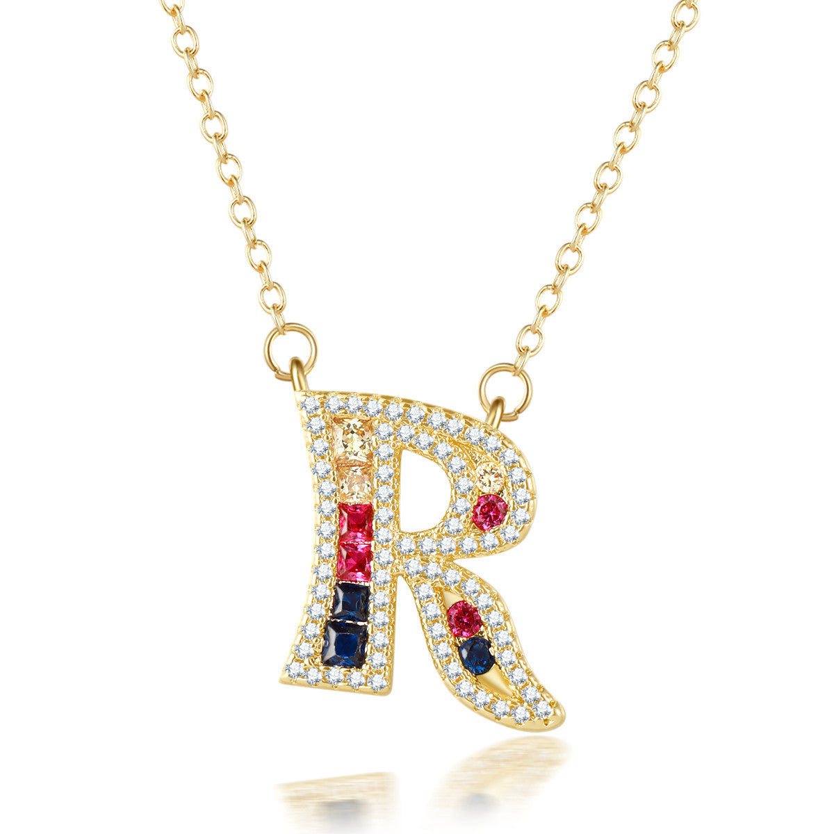 26 letters pendant necklace - FASHIONKULTUR
