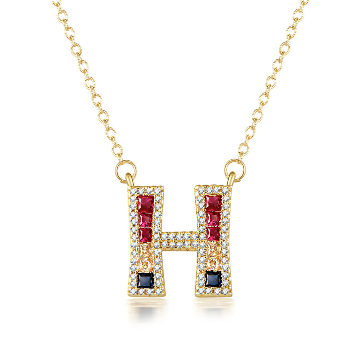 26 letters pendant necklace - FASHIONKULTUR