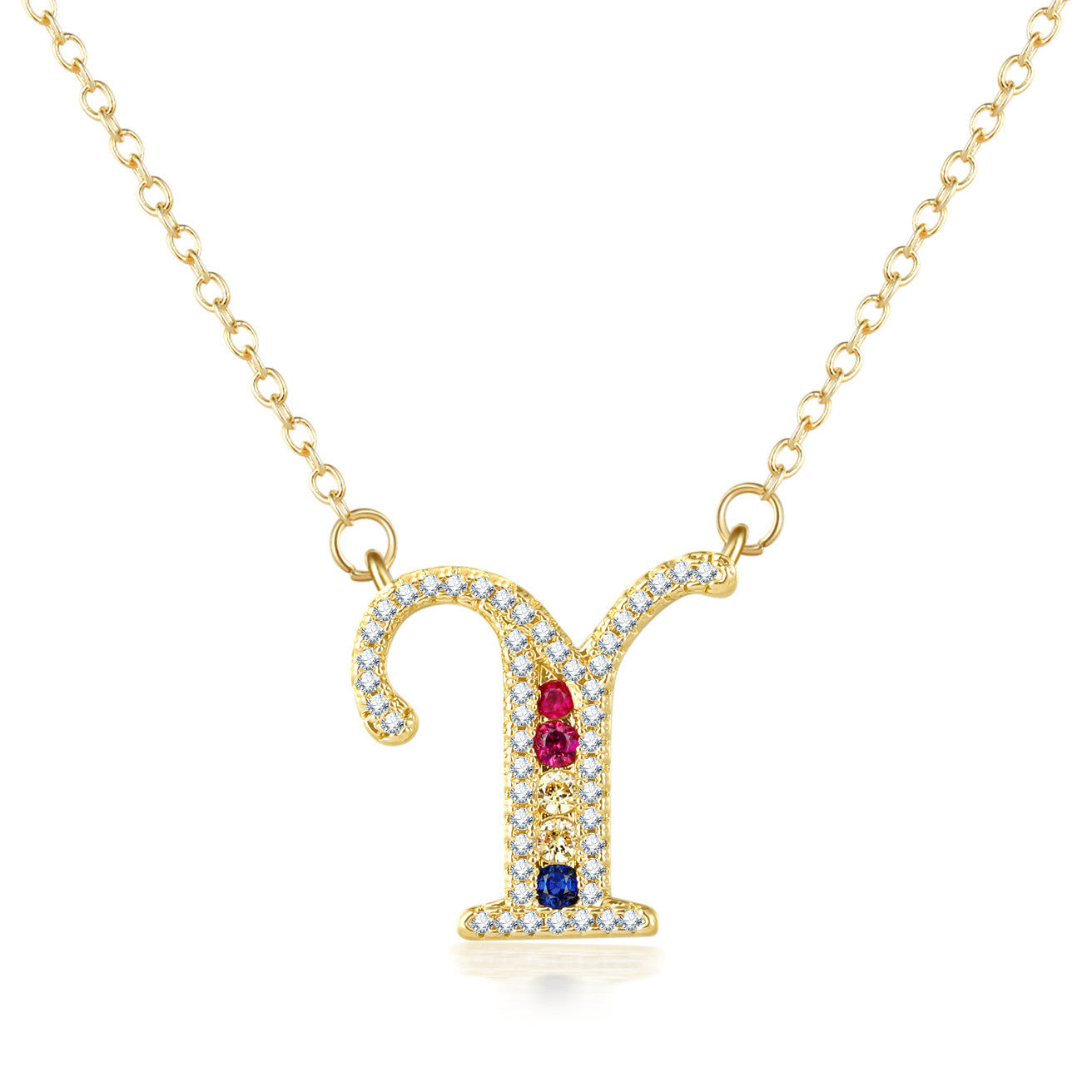 26 letters pendant necklace - FASHIONKULTUR