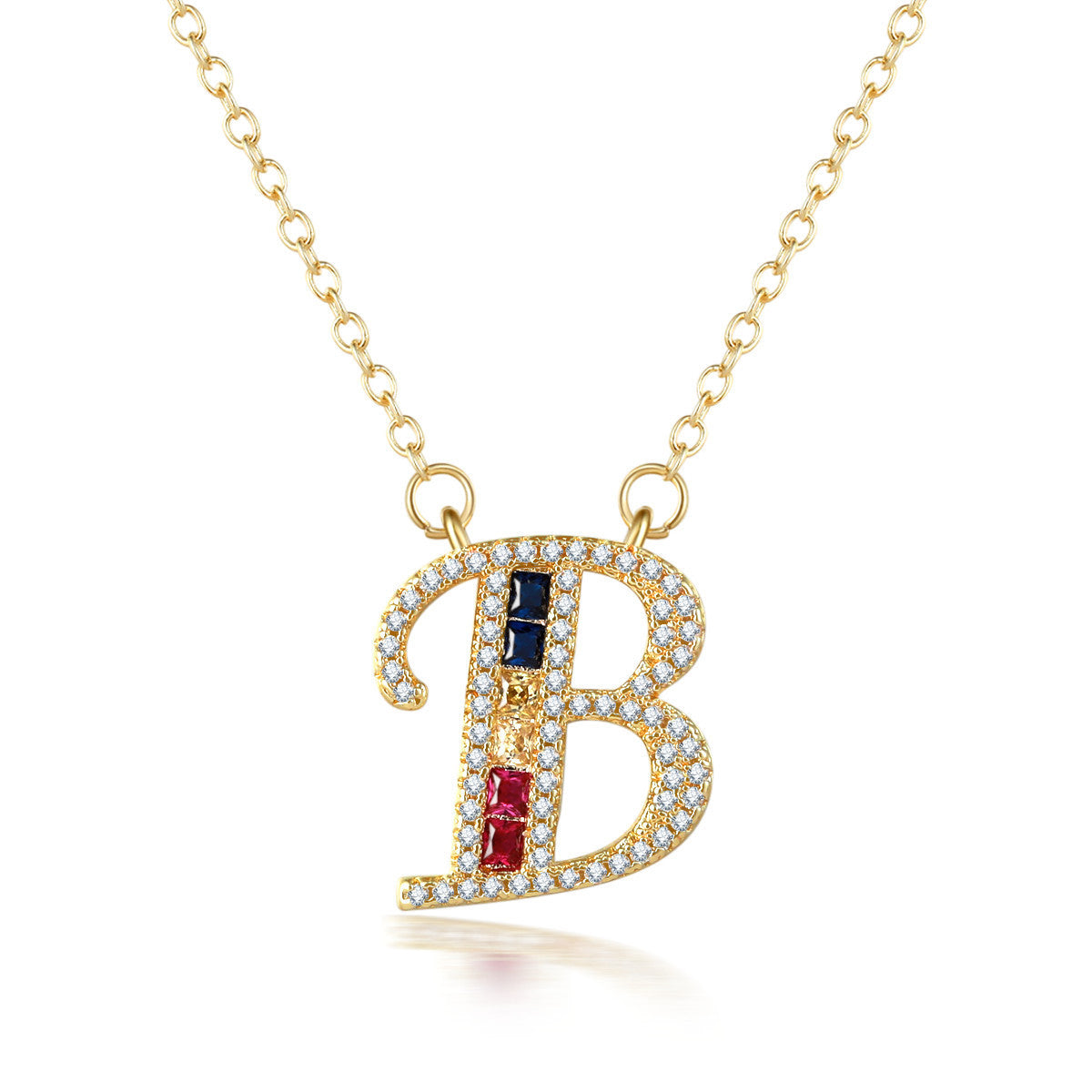 26 letters pendant necklace - FASHIONKULTUR