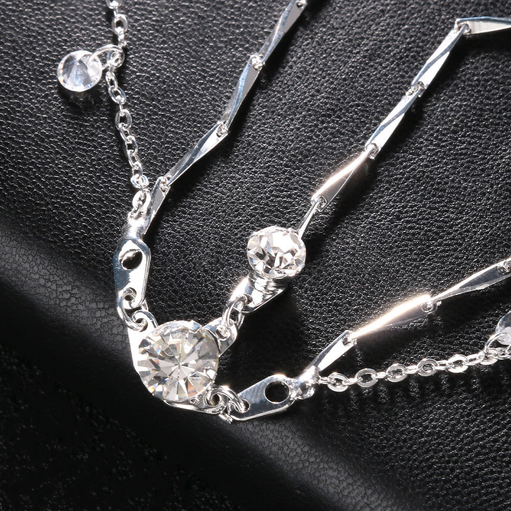 Hair Chain High-grade Rhinestone Pendant Headdress Simple Accessories - FASHIONKULTUR
