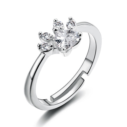 New Cat Bear Dog Paw Ring for Women Jewelry Sets - FASHIONKULTUR
