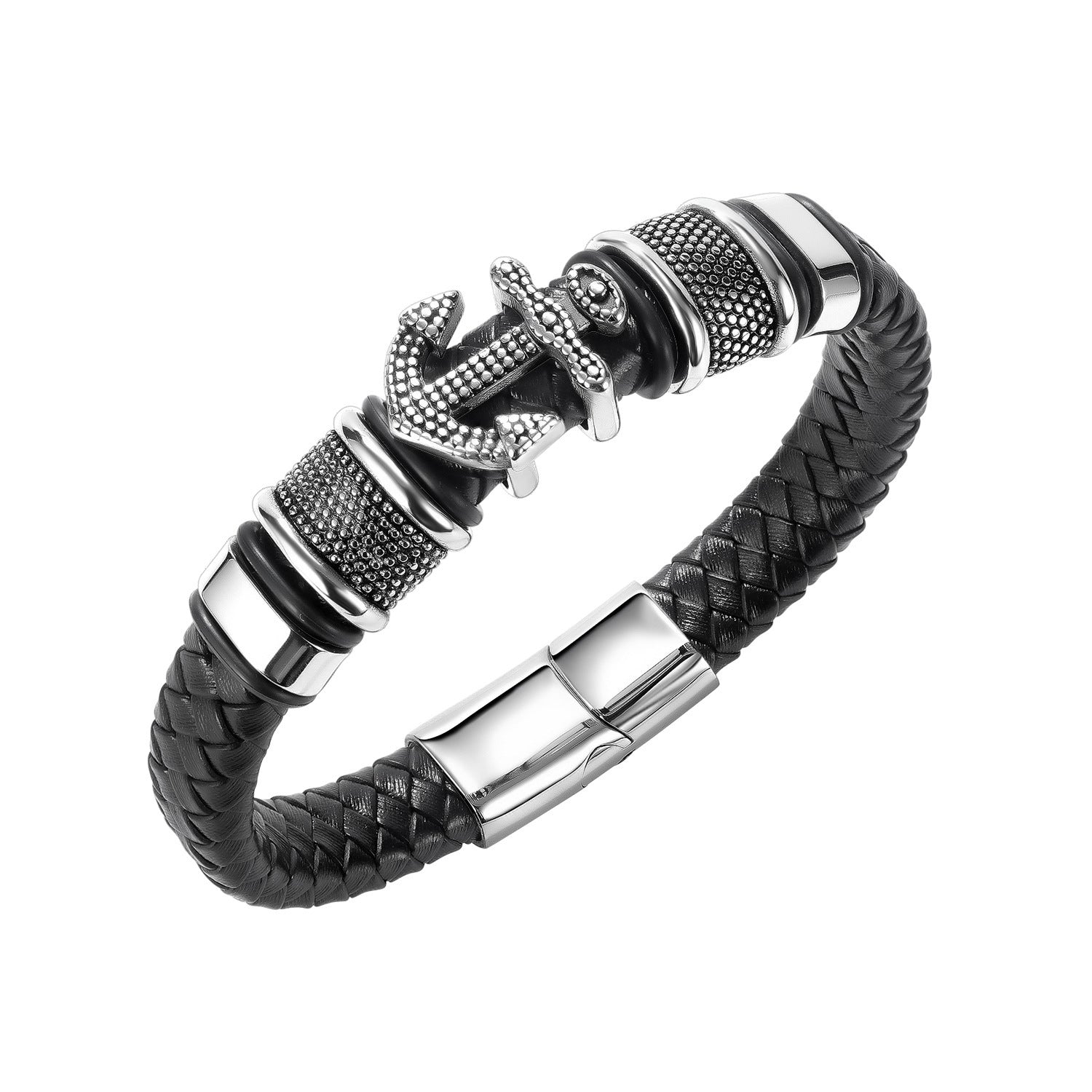 New Retro Woven Leather Bracelet In Europe And America - FASHIONKULTUR