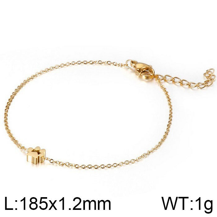 Ring Mesh Cat's Paw Stainless Steel Necklace Bracelet Cute Pet Four-piece Ring Set Jewelry - FASHIONKULTUR