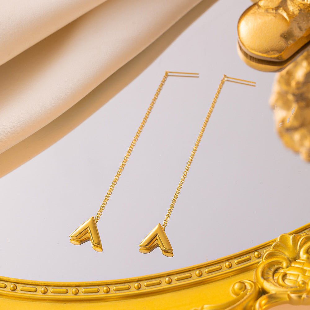 Titanium Steel No Fading Simple Gold Necklace - FASHIONKULTUR