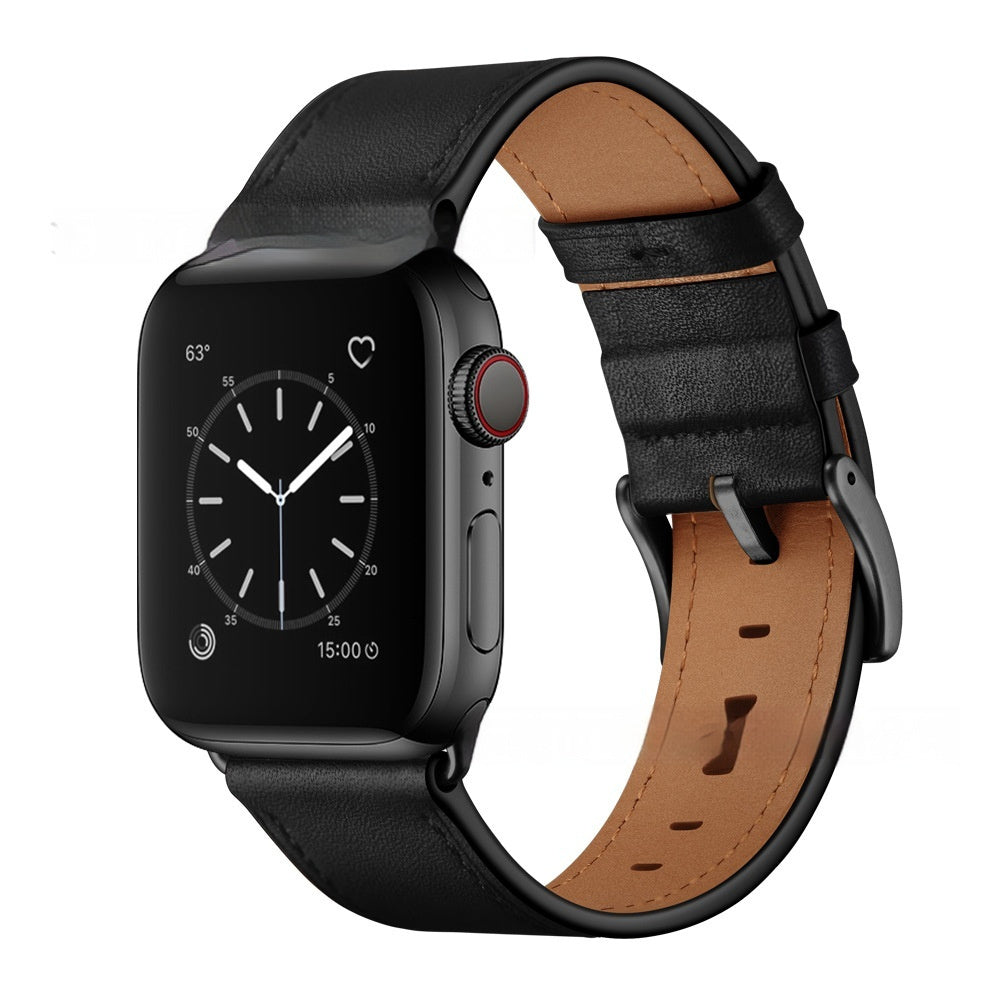 Classic Top Layer Leather Smart Watch Band - FASHIONKULTUR