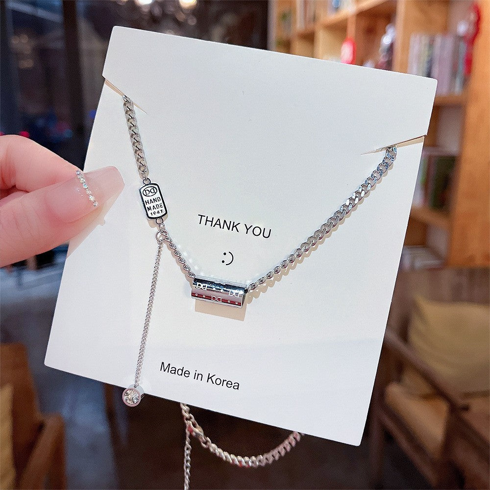 Fashion Titanium Steel Necklace Ins Advanced Sense Light Luxury Minority Design - FASHIONKULTUR