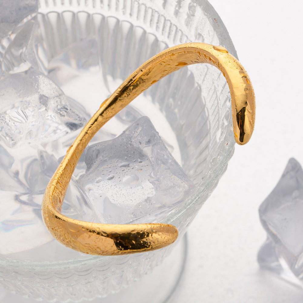 Fashion Stainless Steel Irregular Bracelet Jewelry - FASHIONKULTUR