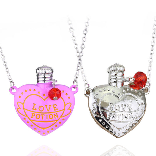 Fashion Necklace Love Poison Love Pill Bottle Pendant Valentines Day Gift - FASHIONKULTUR