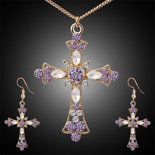 New Believe In God Cross Pendant - FASHIONKULTUR