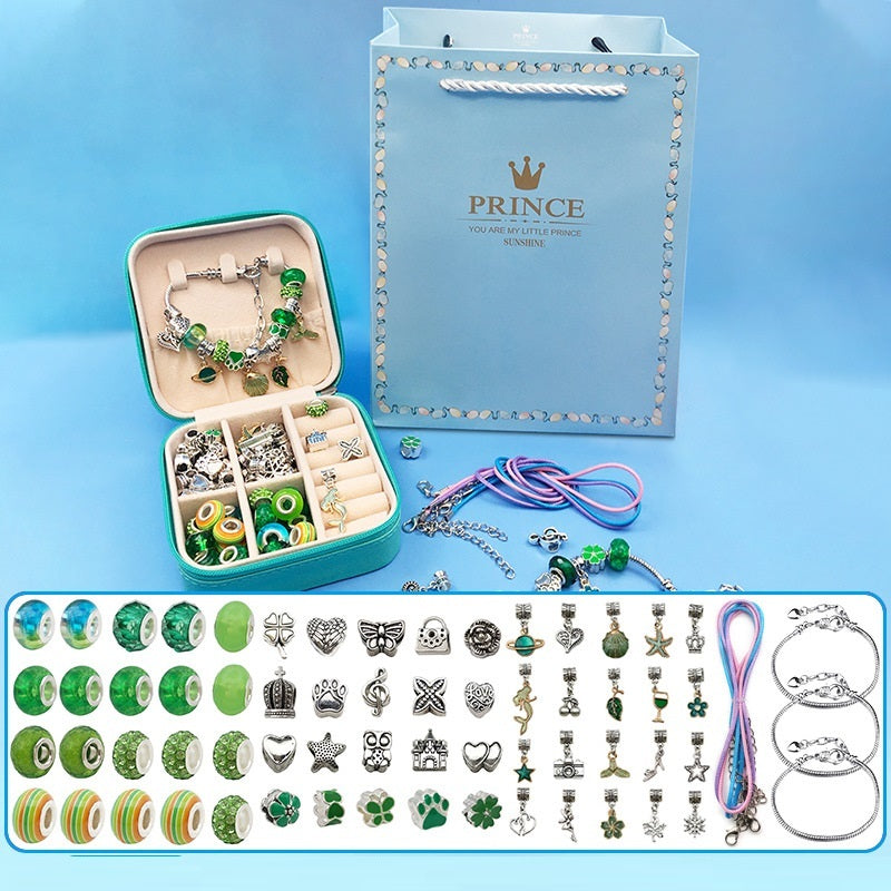 Children's Diy Handmade Beaded Bracelet Creative Jewelry Set Gift Box - FASHIONKULTUR