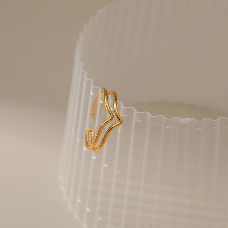 Copper Plating 18K Real Gold Ring - FASHIONKULTUR