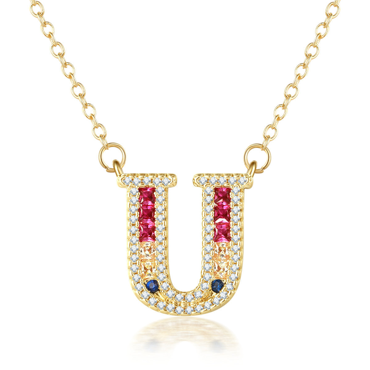 26 letters pendant necklace - FASHIONKULTUR
