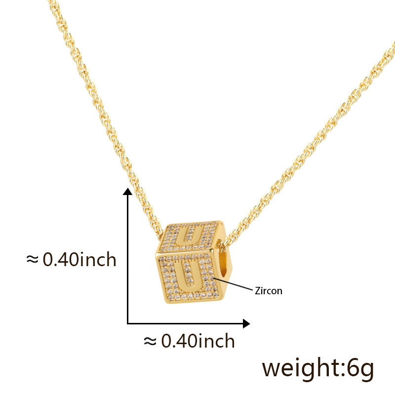 Fashion 26 English Letter Necklace Pendant - FASHIONKULTUR